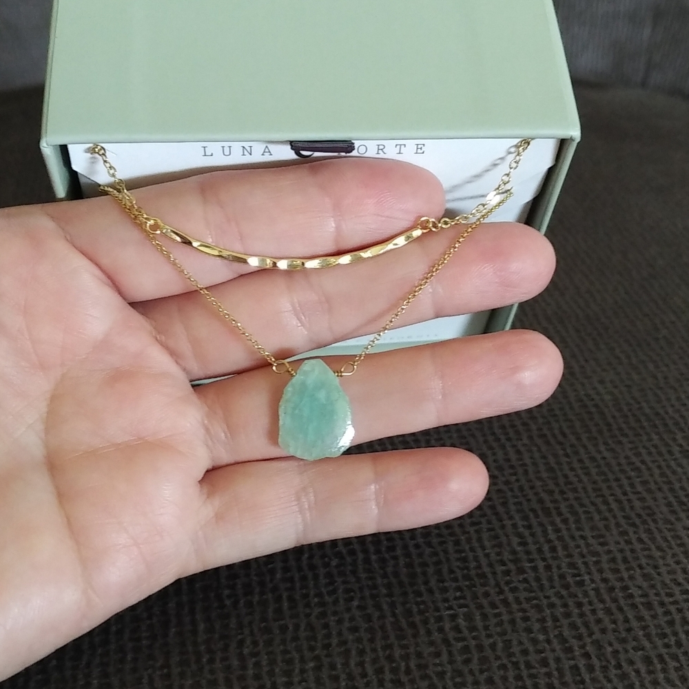 Luna🌙 Norte Double✌️ Gold Necklace Set